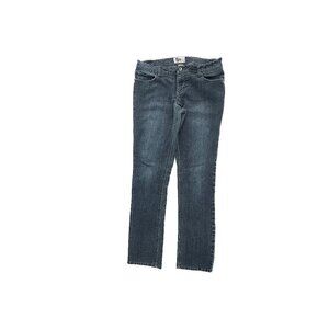 SO Straight Slim Women's size 13 Dark Wash Blue Denim Jeans
